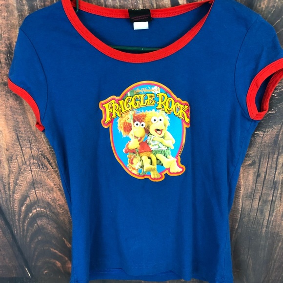 Tops - Fraggle Rock Vintage-Style Crop Top Womens L Tops - Fraggle Rock Vintage-Style Crop Top Womens L